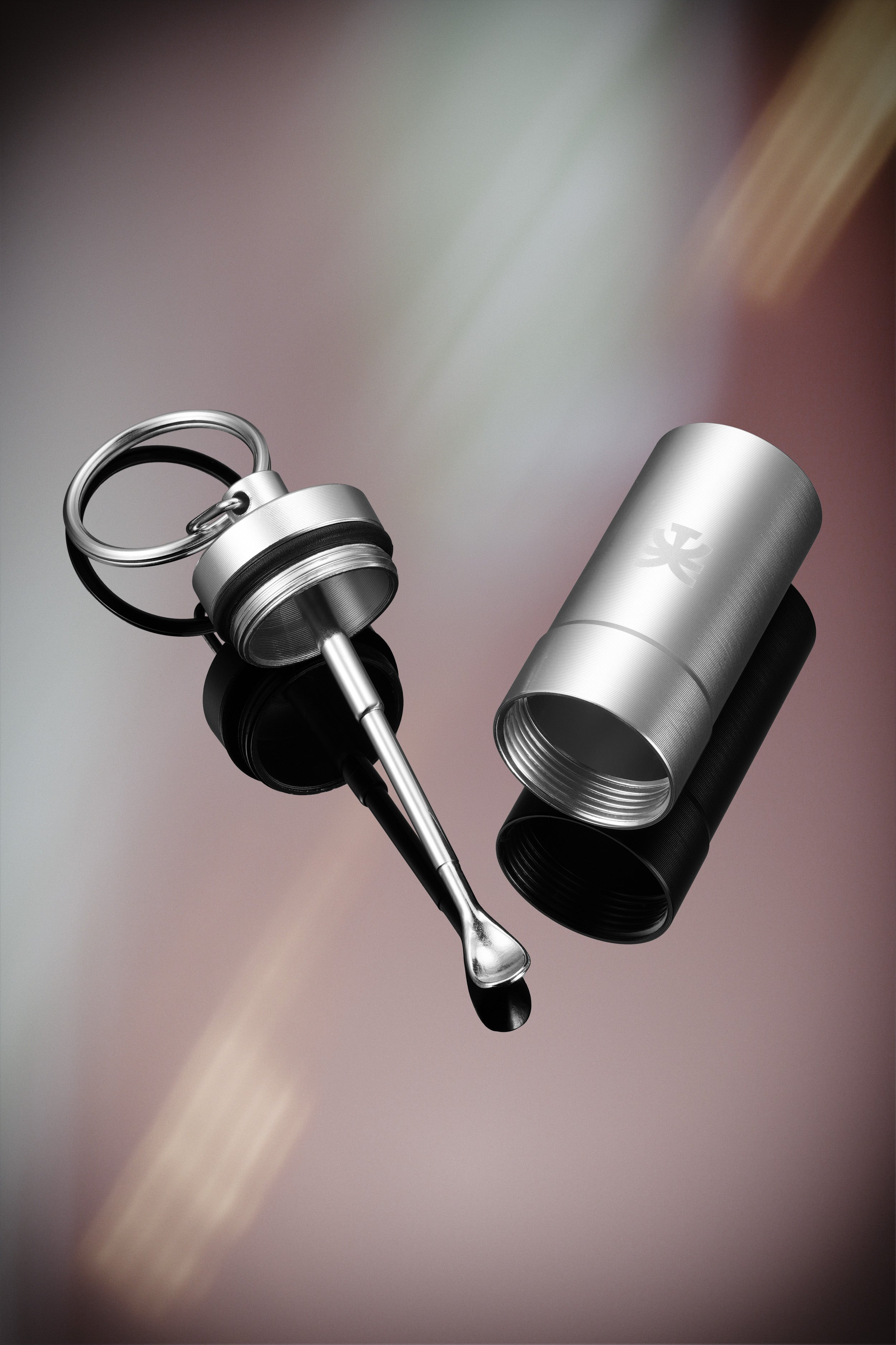 Electrolyte Keychain - Silver